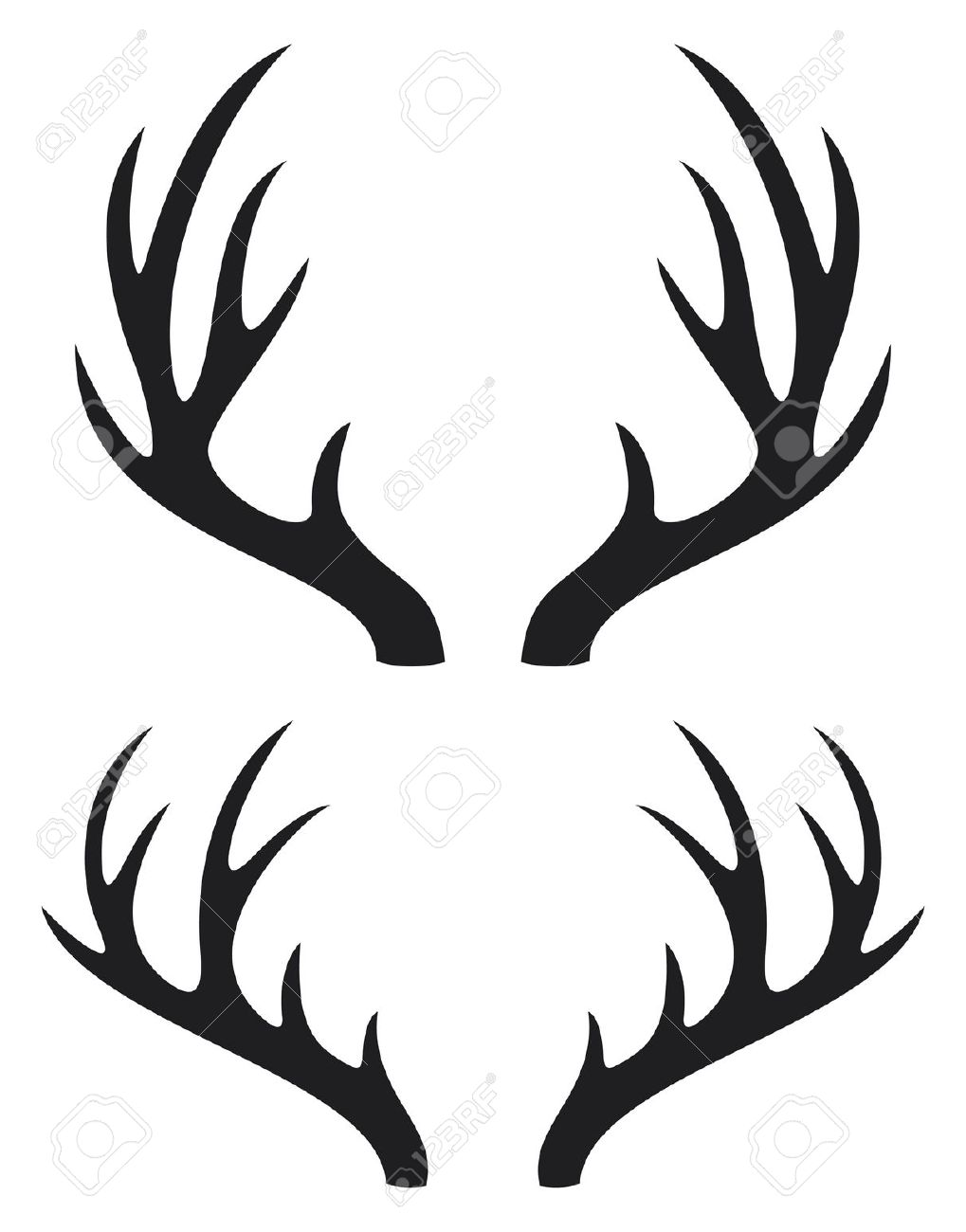 Antler clipart #11, Download drawings