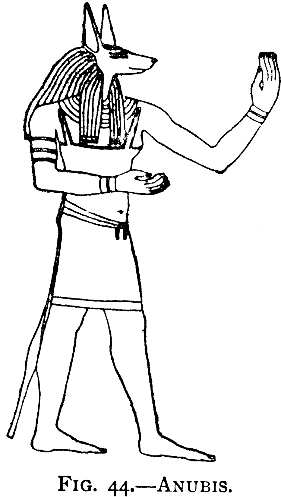 Anubis clipart #2, Download drawings