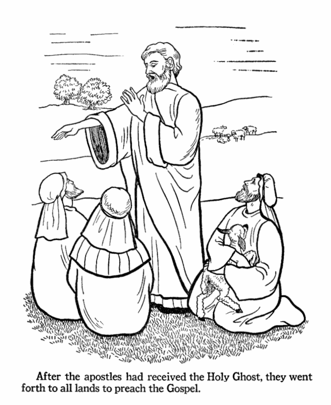 Apostles coloring #18, Download drawings