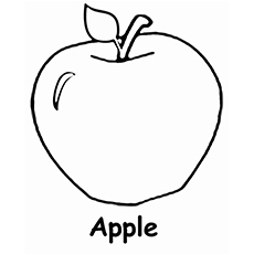 Apple coloring #7, Download drawings