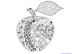 Apple coloring #12, Download drawings