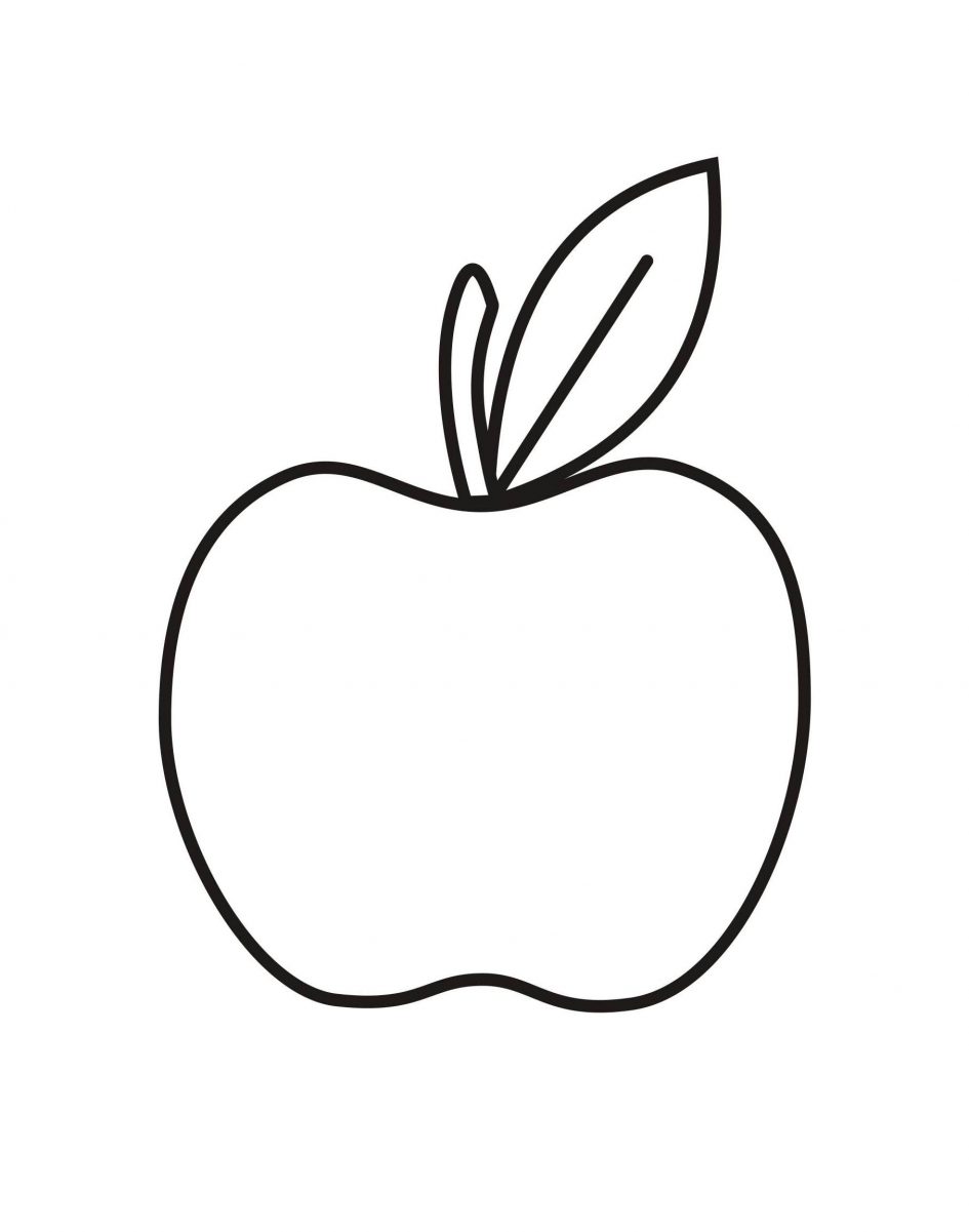 Apple coloring #9, Download drawings