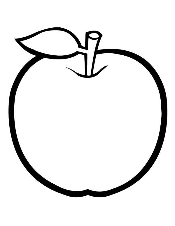 Apple coloring #8, Download drawings