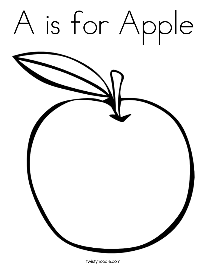 Apple coloring #20, Download drawings
