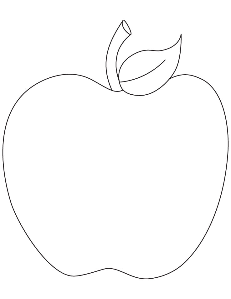 Apple coloring #3, Download drawings