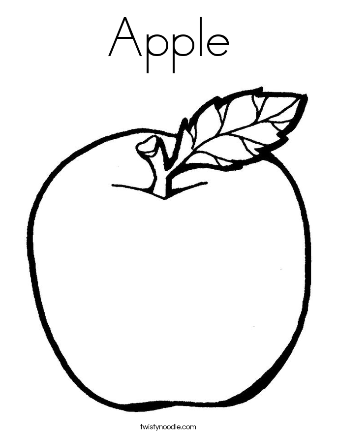 Apple coloring #19, Download drawings
