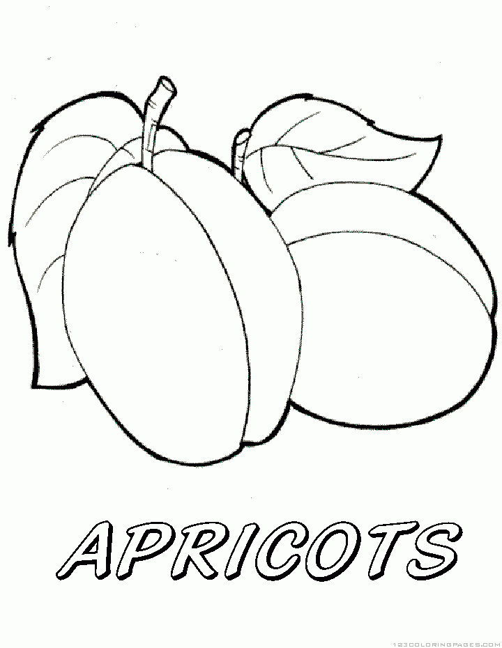 Apricot coloring #2, Download drawings