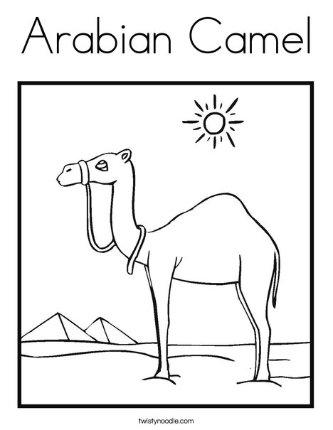 Arabian Desert coloring #18, Download drawings