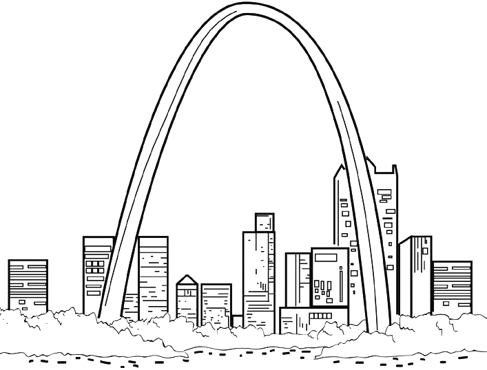 Arch coloring #18, Download drawings