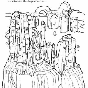 Arches National Park coloring #12, Download drawings