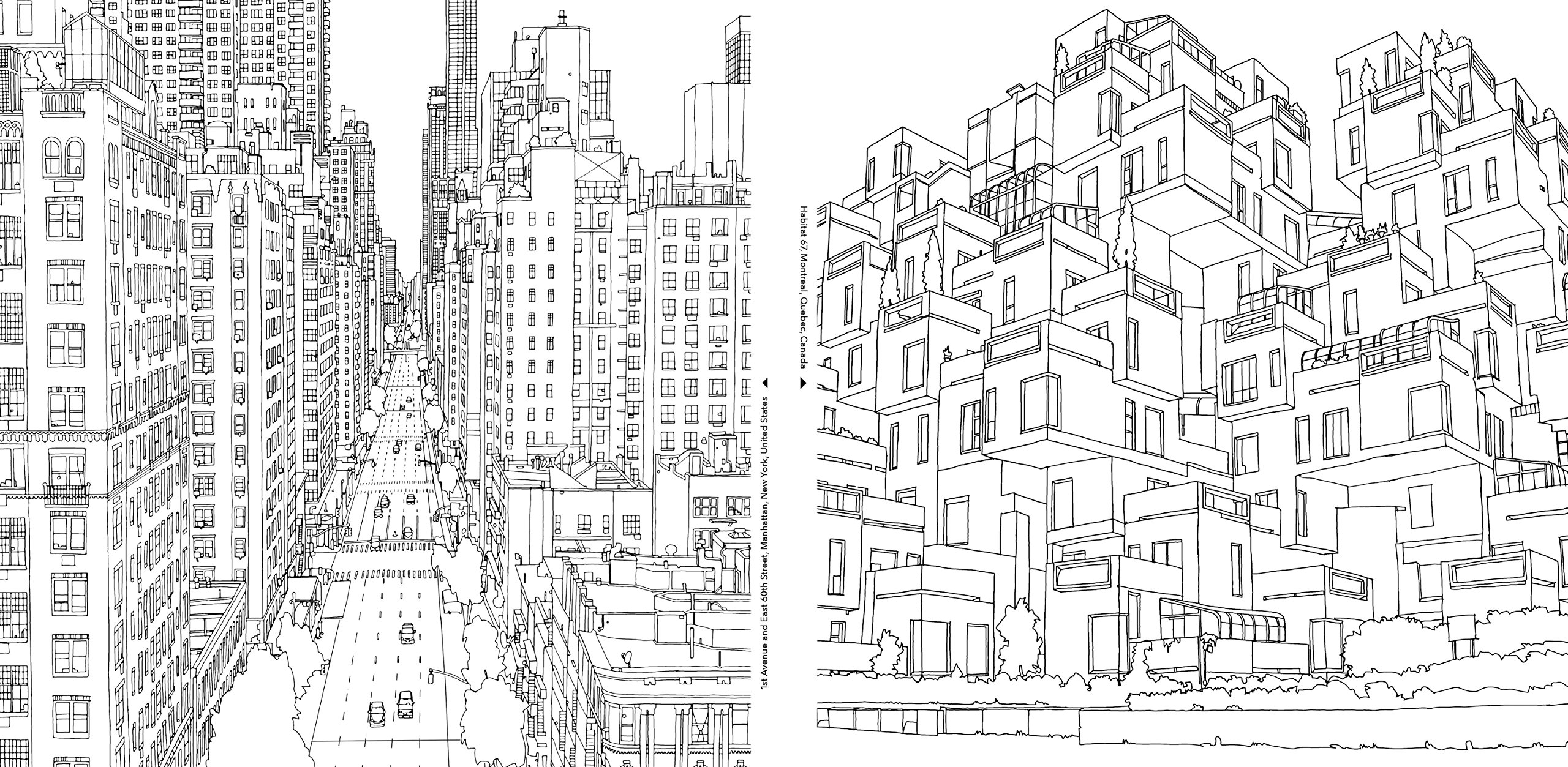 Architecture coloring #20, Download drawings