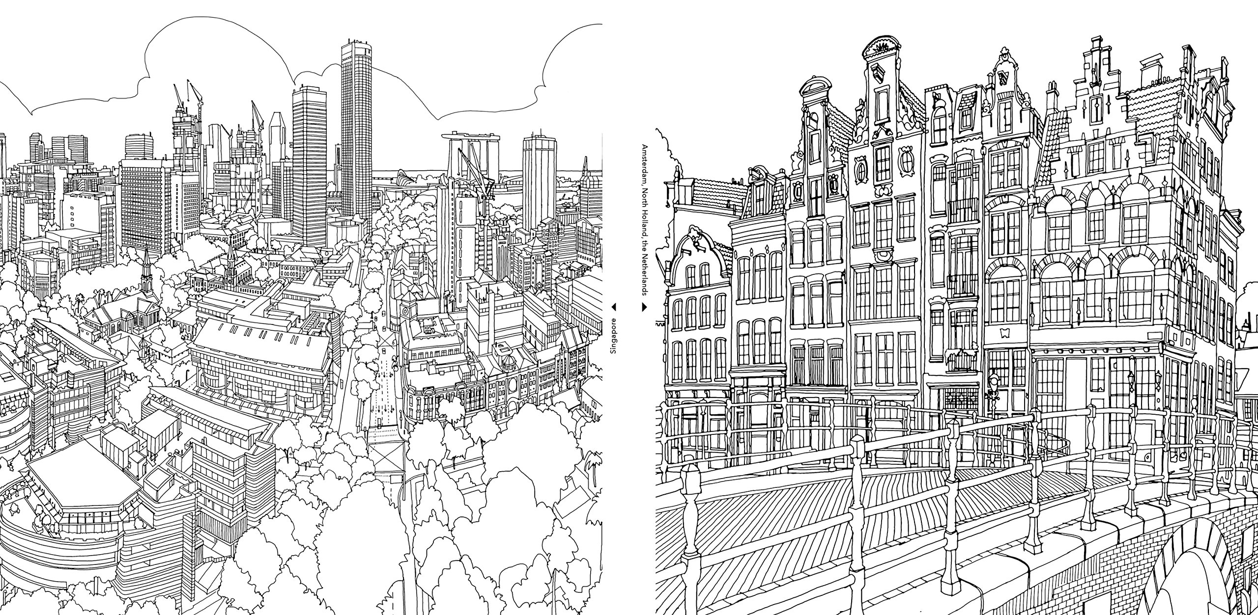 Architecture coloring #16, Download drawings