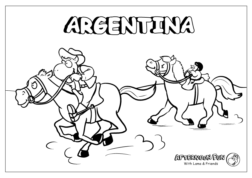 Argentina coloring #8, Download drawings