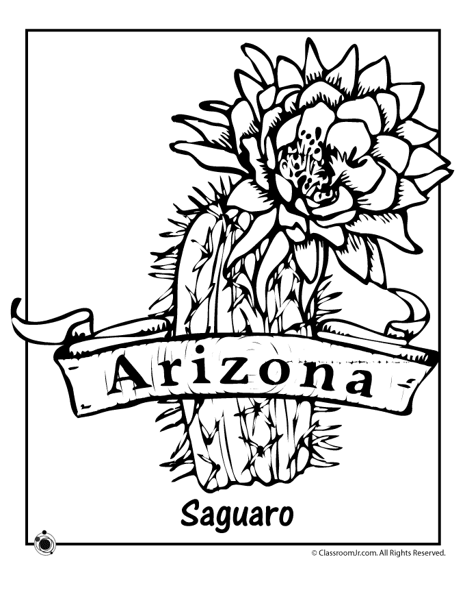 Arizona coloring #4, Download drawings