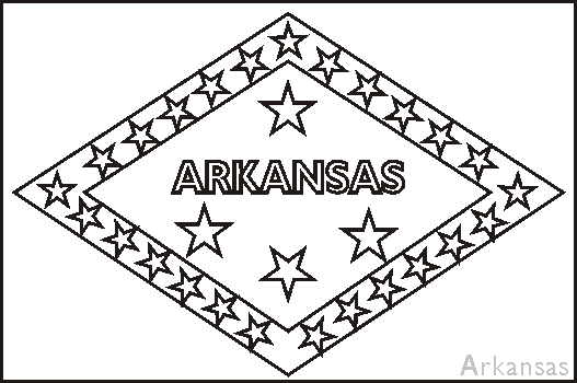 Arkansas coloring #11, Download drawings