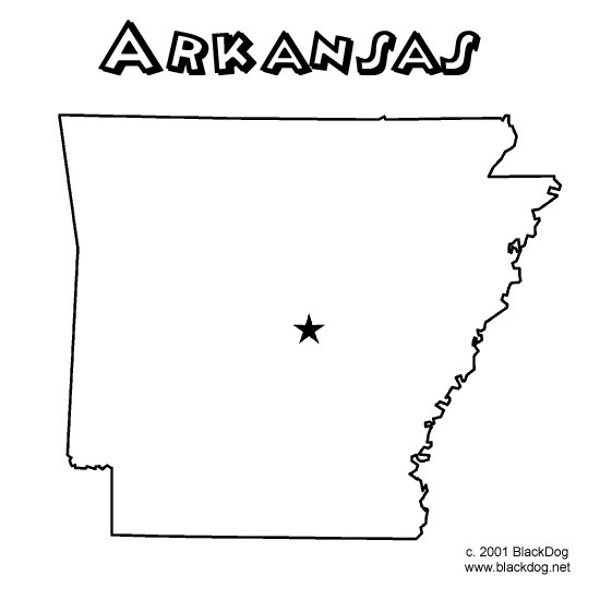 Arkansas coloring #8, Download drawings