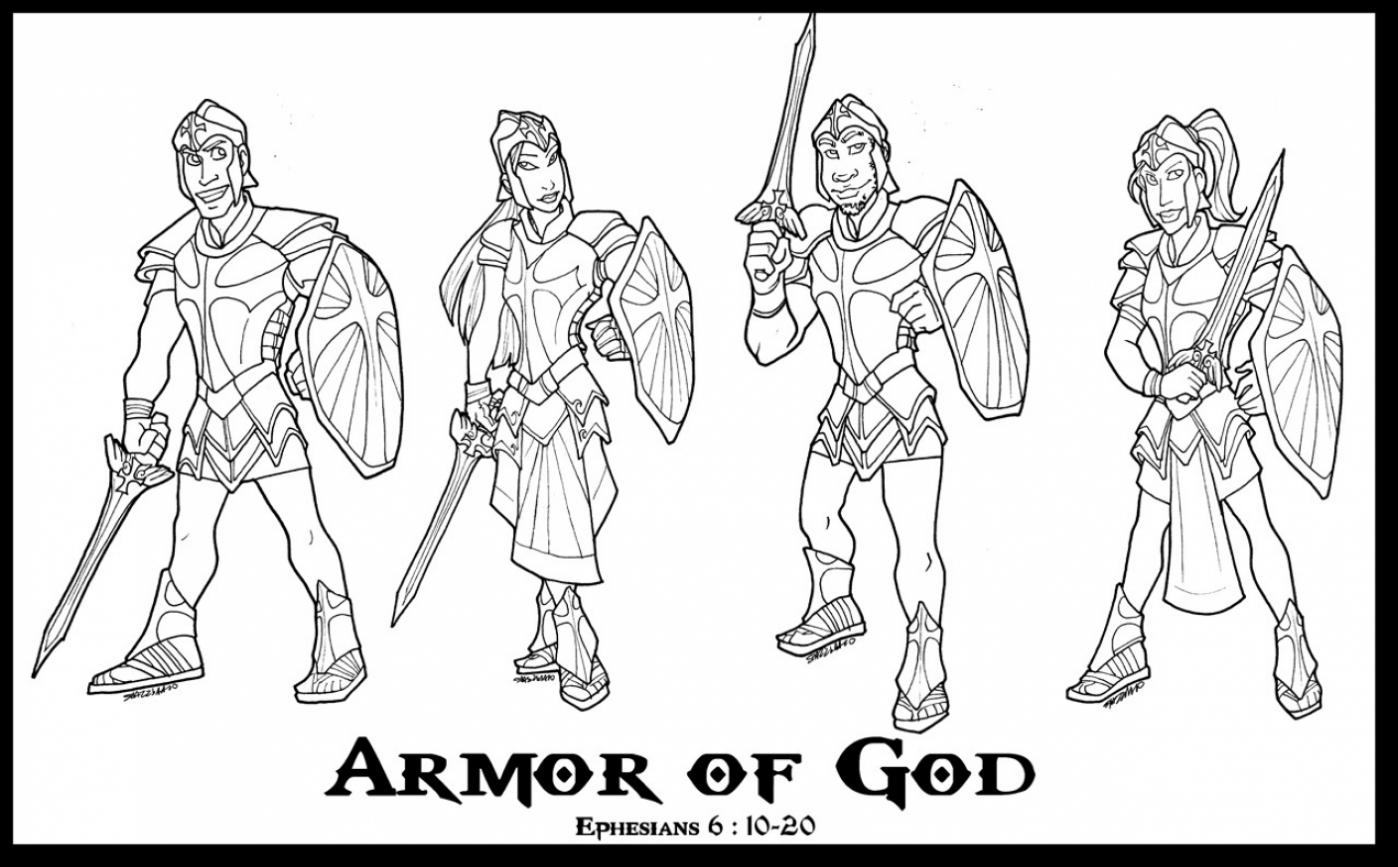 Armor coloring #18, Download drawings
