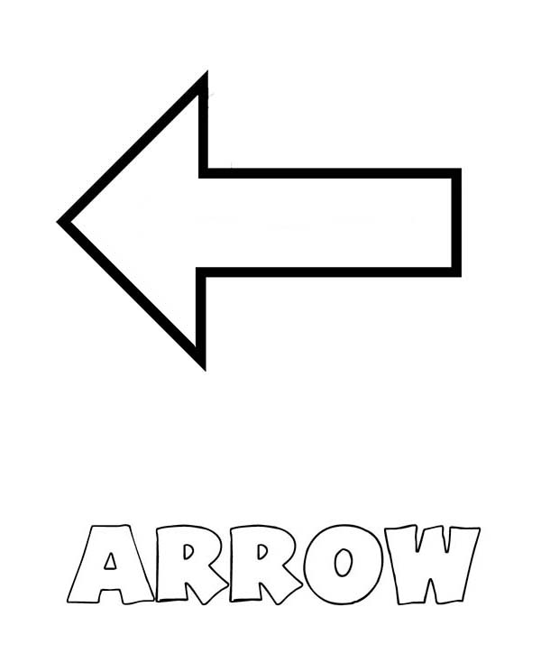 Arrow coloring #18, Download drawings
