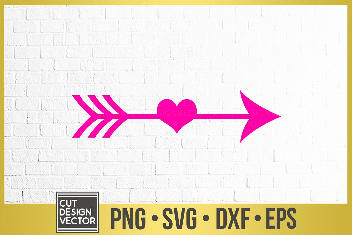 arrow with heart svg #413, Download drawings