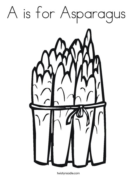 Asparagus coloring #13, Download drawings