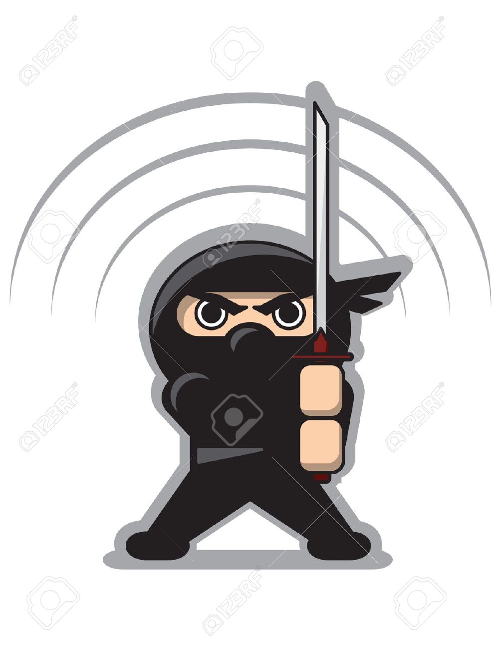 Assassin clipart #3, Download drawings