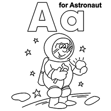 Astronaut coloring #8, Download drawings