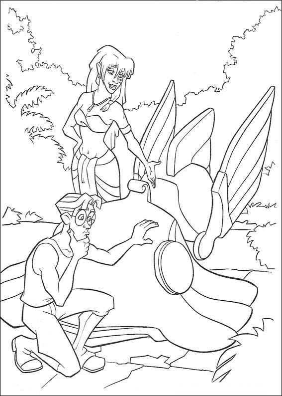 Atlantis coloring #5, Download drawings