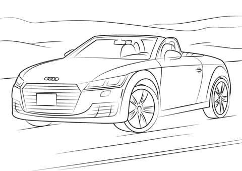 Audi coloring #2, Download drawings
