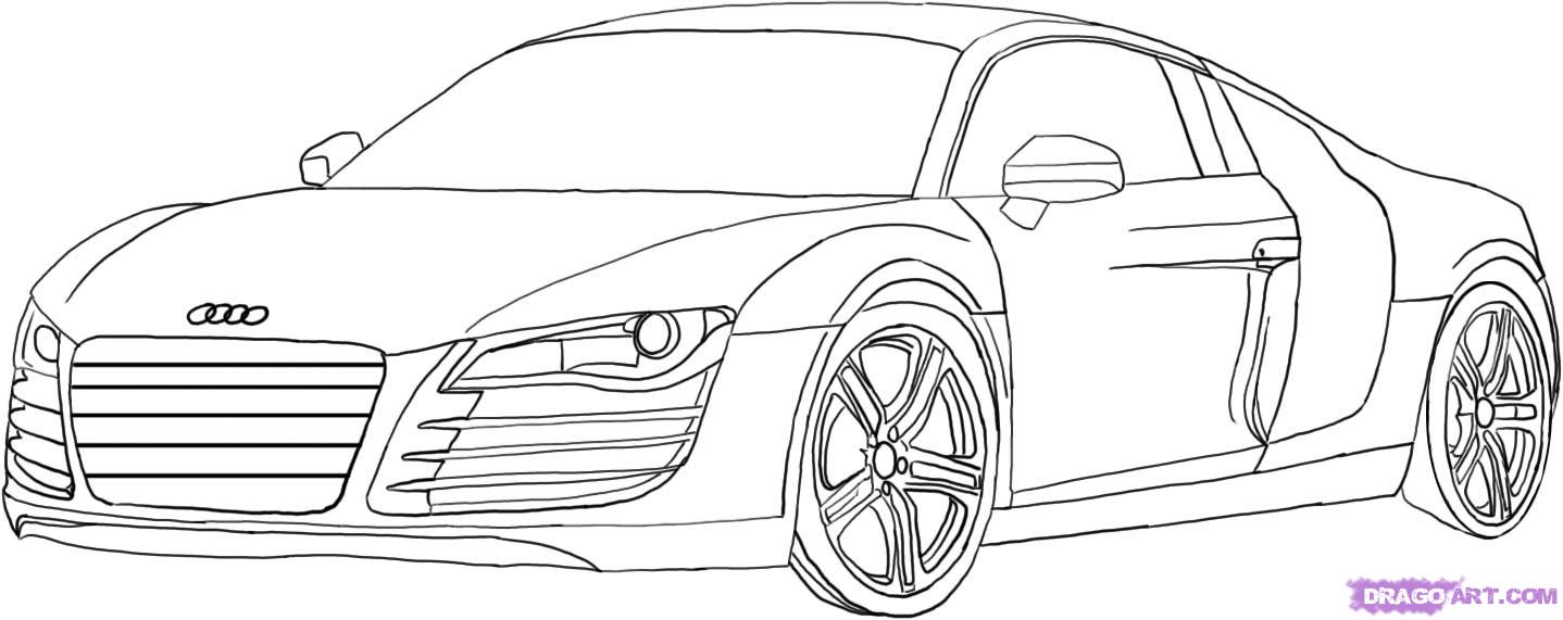 Audi coloring #4, Download drawings