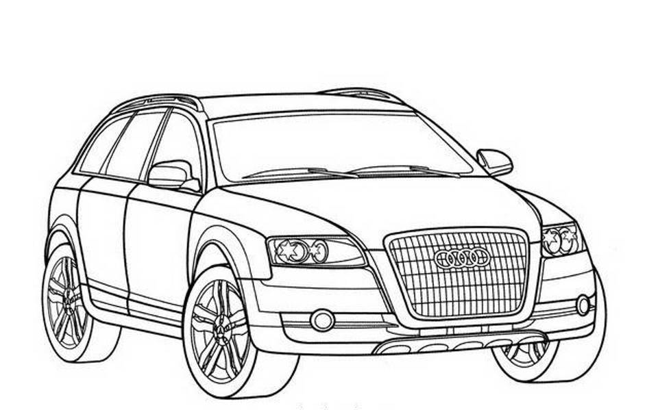 Audi coloring #6, Download drawings