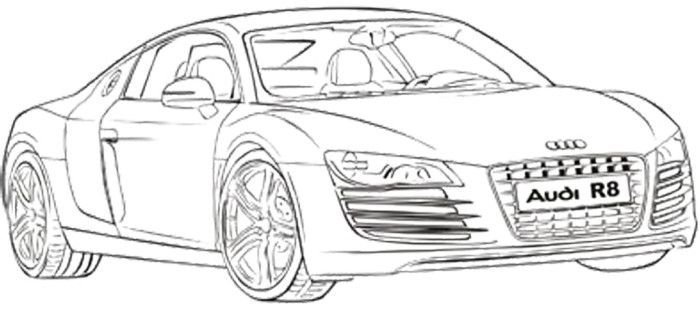 Audi coloring #19, Download drawings