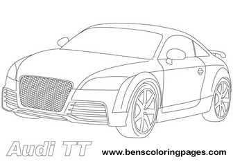Audi coloring #1, Download drawings