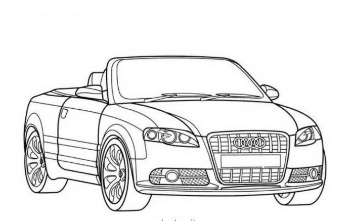 Audi coloring #9, Download drawings