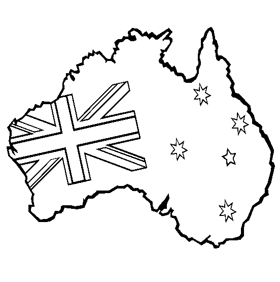 Australia coloring #1, Download drawings