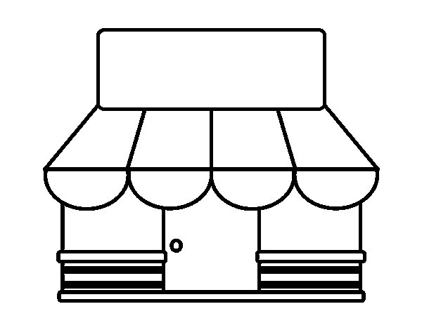 Awning coloring #11, Download drawings