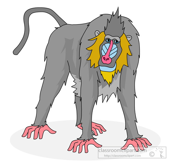 Mandrill clipart #20, Download drawings