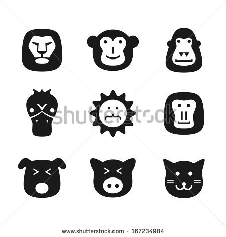 Baboon svg #3, Download drawings