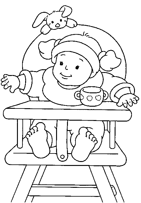 Baby coloring #6, Download drawings
