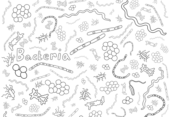 Bacteria coloring #20, Download drawings