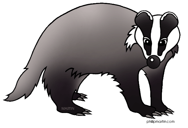 Badger clipart #15, Download drawings