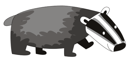 Badger clipart #19, Download drawings