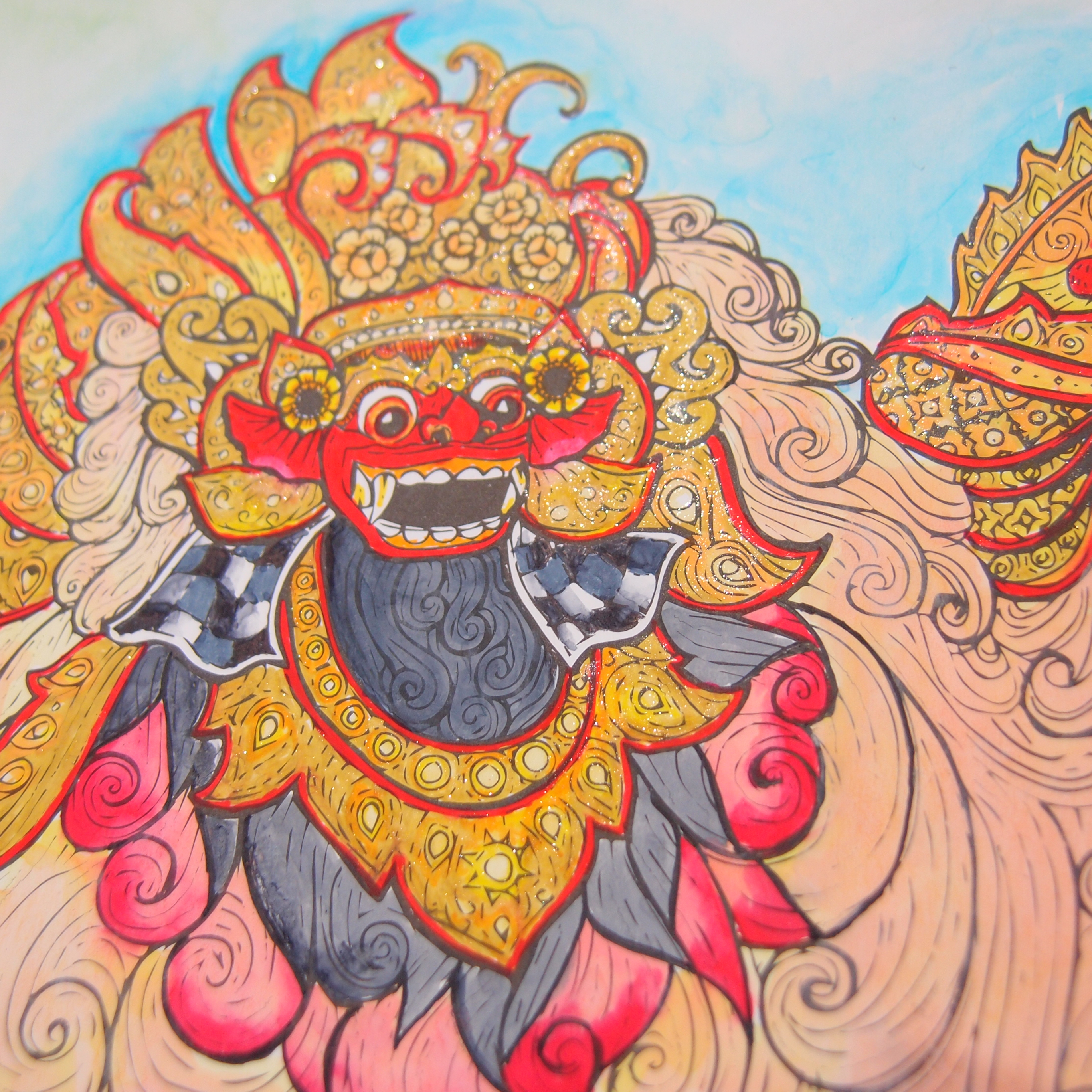 Bali coloring #1, Download drawings