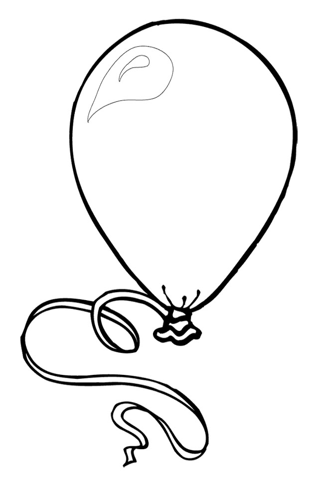 Balloon coloring #17, Download drawings