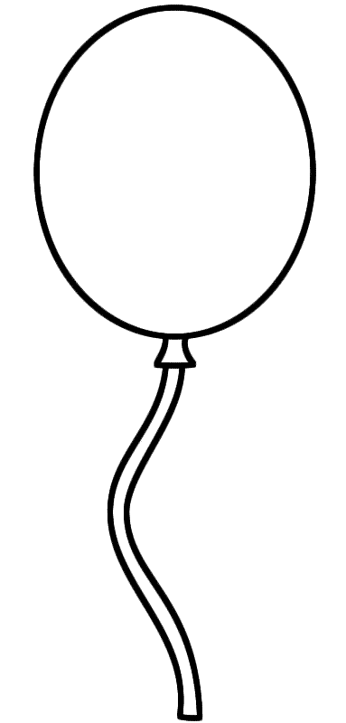 Balloon coloring #16, Download drawings