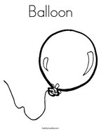 Balloon coloring #19, Download drawings