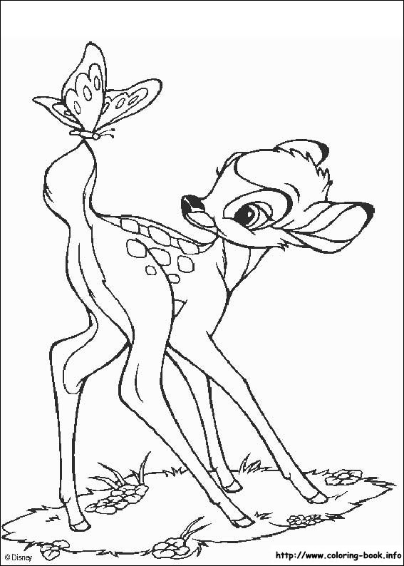 Bambi coloring #18, Download drawings