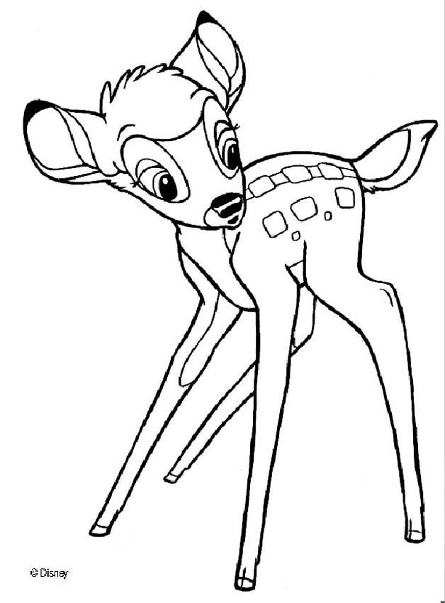 Bambi coloring #5, Download drawings