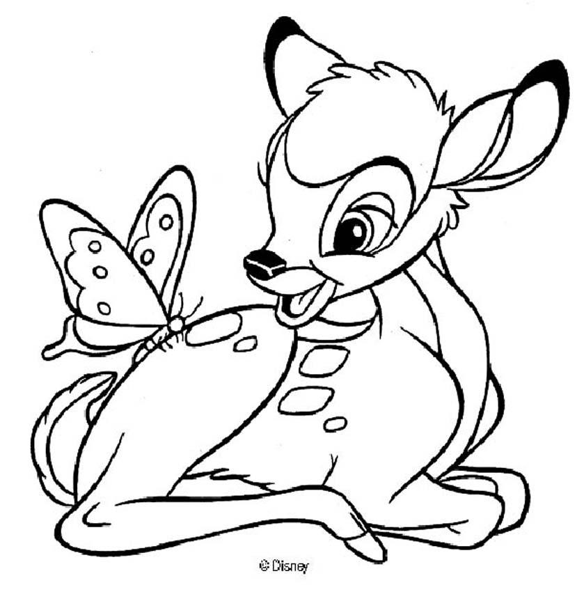 Bambi coloring #15, Download drawings
