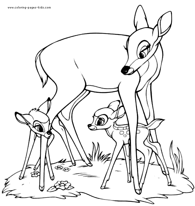 Bambi coloring #6, Download drawings