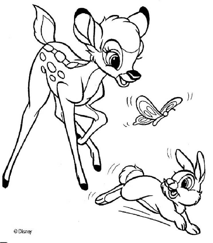 Bambi coloring #10, Download drawings
